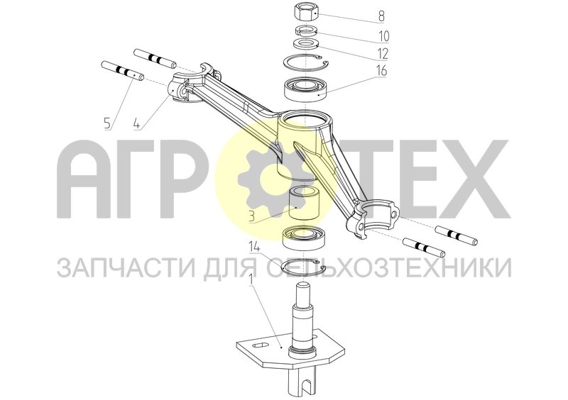 Рычаг (142.11.00.070) (№5 на схеме)